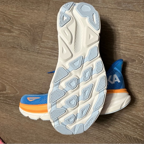 Hoka Mens Clifton 9 Running Shoe Sneaker Blue New Size 10 Blue - Picture 7 of 11